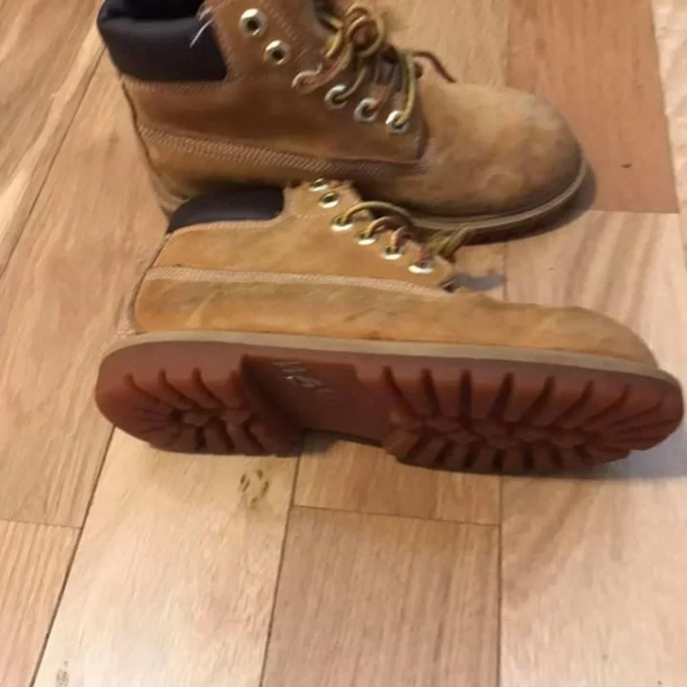 Timberland Kids Wheat Brown Leather Work Boots